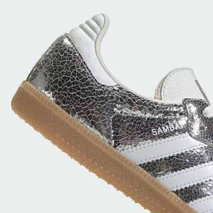 ADIDAS SAMBA SILVER METALLIC